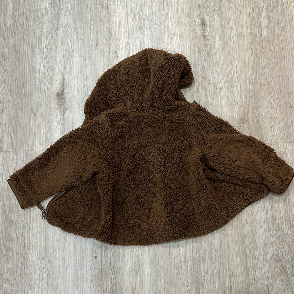 H&M baby boy  zip up cotton lined bear ears jacket sweater 2T - Picture 5 of 5